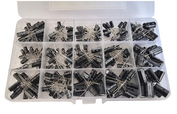 Zestaw 300 szt kondensatorów elektrolitycznych