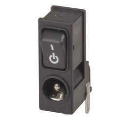 Gniazdo DC 2.1/5.5 z wyłącznikiem