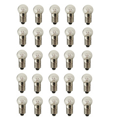 25x Żarówka wkręcana E10 2.5V 0.3A 0.75W