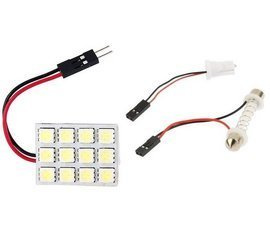 Moduł 12 LED 5050 12V 23x30mm biały zimny