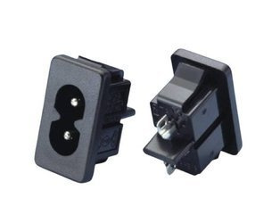 Gniazdo zasilające AC ósemka do obudowy na zatrzask