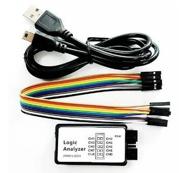 Analizator stanów logicznych Saleae 8 kanałów 24MHz