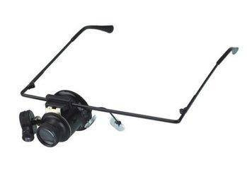 Lupa zegarmistrzowska okularowa 20x z podświetleniem