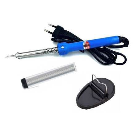 Zestaw lutownica kolbowa 30W cyna podstawka 4w1