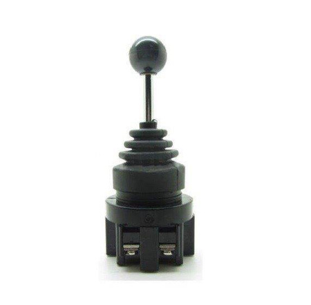 Przełącznik joystick 4 pozycje 2x (ON)-OFF-(ON) monostabilny 10A 250V 30mm 