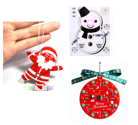 Elektroniczny Świąteczny Zestaw edukacyjny do nauki lutowania DIY