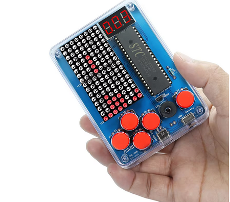 GRA elektroniczna TETRIS LED DIY KIT nauka lutowania