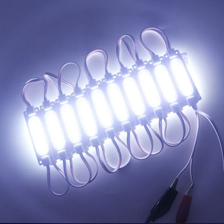 Moduł LED COB 1W 12V biały zimny IP67