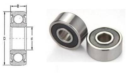 Łożysko wysokoobrotowe MR 115 2RS - 5x11x4 mm