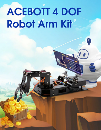 Zestaw edukacyjny Ramię Robota Robotic Arm Kit  DIY STEM