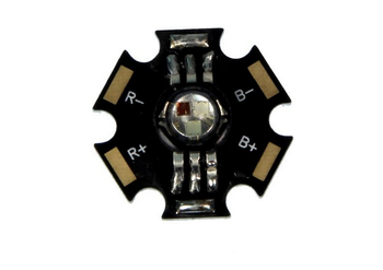 Dioda mocy power LED 3W STAR z radiatorem RGB