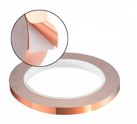 Taśma miedziana EMI 6mm 25u samoprzylepna 30mb