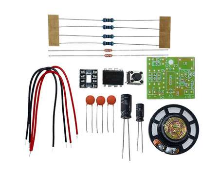 Elektroniczny dzwonek ding dong NE555 DIY KIT