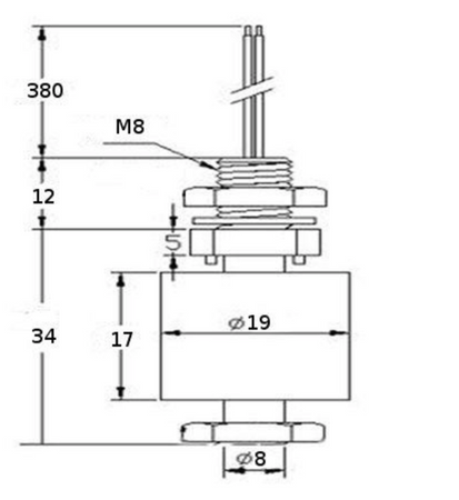 Magnetyczny czujnik poziomu wody CMW55
