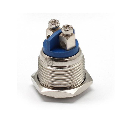 Metalowa kontrolka LED 22mm 12V czerwona