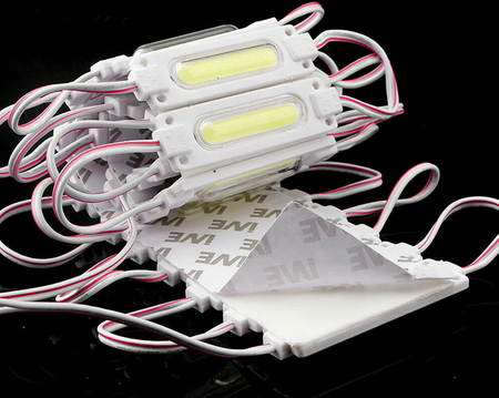 Moduł LED COB 1W 12V biały zimny IP67