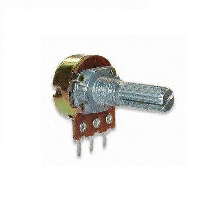 Potencjometr obrotowy 1K OhmA logarytmiczny l=20mm