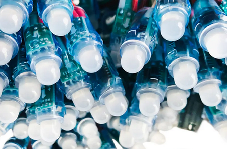 Łańcuch Pixel LED 5V biały 50 LED IP65