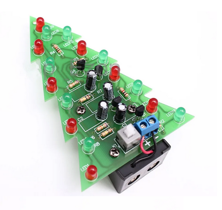 Choinka LED 9V DIY KIT do samodzielnego montażu