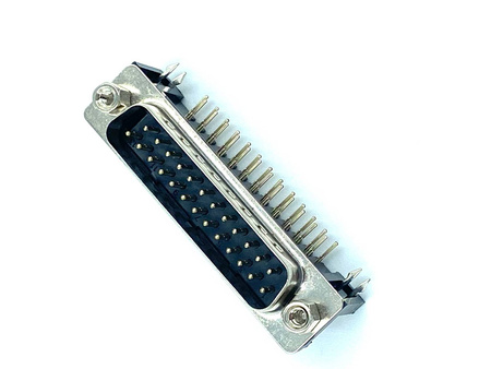 Złącze D-Sub DRB25 wtyk męski 25 pin kątowe 7.2mm