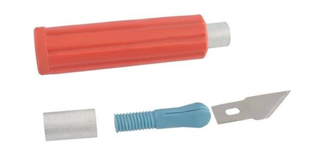 Nóż precyzyjny z kompletem 13 ostrzy