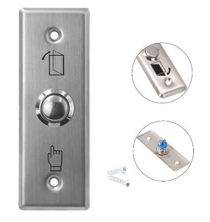 Przycisk wyjścia podtynkowy EXIT do bramy furtki domofonu MONO