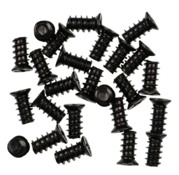 Śruba/wkręt do wentylatorów czarny 20 sztuk