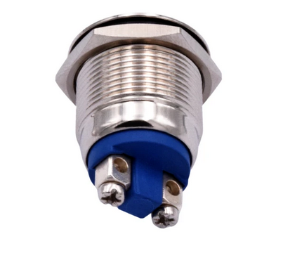 Metalowa kontrolka LED 14mm 230V ŻÓŁTA