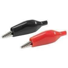 Krokodylek izolowany komplet czerwony czarny 25mm