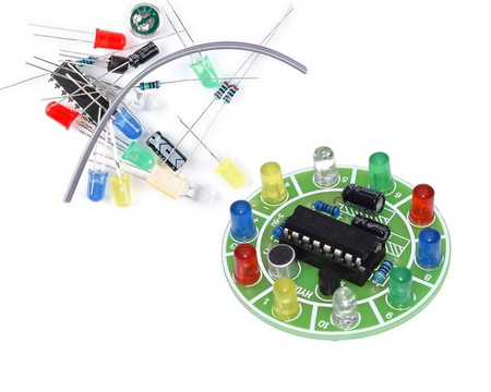 Moduł LED kolorofon sterowany dźwiekiem muzyką DIY