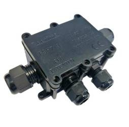 Puszka hermetyczna 80x57x41mm IP65 4 przepusty