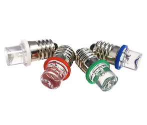 Żarówka wkręcana LED E10 6V biała