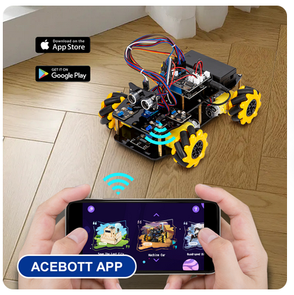 Zestaw edukacyjny ŁAZIK Samochód platforma robota Kit DIY STEM