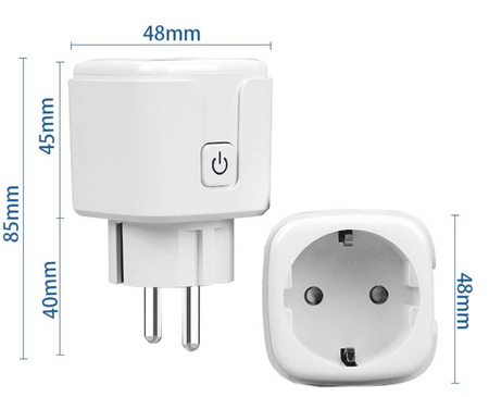 Gniazdko bezprzewodowe SMART HOME Tuya WiFi