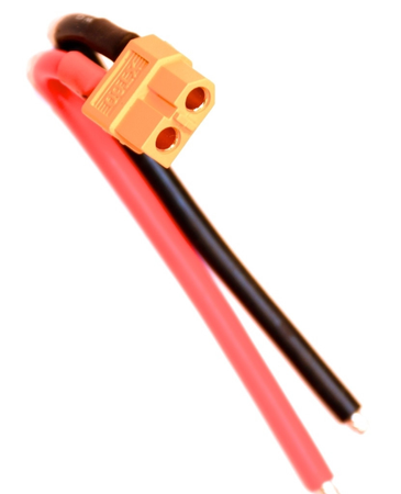Gniazdo XT60 żeńskie z przewodem 10cm AWG16