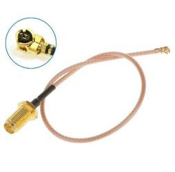 Adapter do anteny U.FL (IPEX) - SMA męskie 10cm