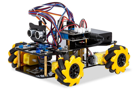 Zestaw edukacyjny ŁAZIK Samochód platforma robota Kit DIY STEM