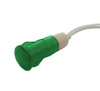 Kontrolka LED 11.5mm 12V zielona zatrzask
