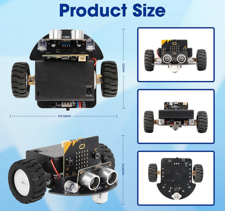 Mini robot platforma robota BBC Micro:bit TinkerBott ACEBOTT STEM QD024
