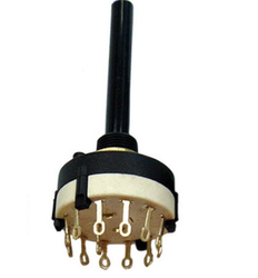 Przełącznik obrotowy 6 pozycji 2 obwody do obudowy