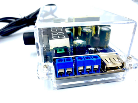 Zasilacz laboratoryjny regulowany LM2596 1.2V-24V