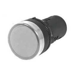 Kontrolka LED 28mm 12V AC / DC  biała