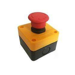 Przycisk bezpieczeństwa "grzybek" w obudowie