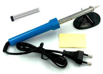 Zestaw lutownica kolbowa 30W cyna podstawka 4w1