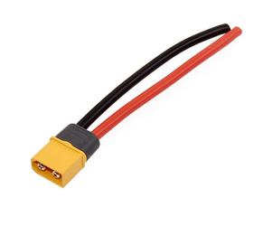 Wtyk XT60H-M męski z przewodem 10cm AWG12