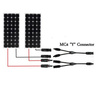 Złącze MC4 konektor Y równoległy podwójny do paneli słonecznych 30cm