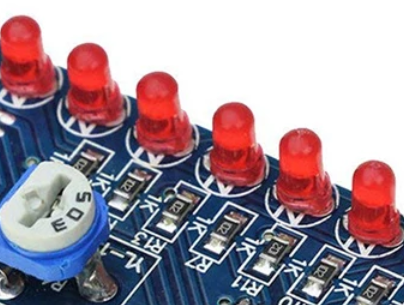 Moduł LED pływające światło CD4017 DIY KIT SMD