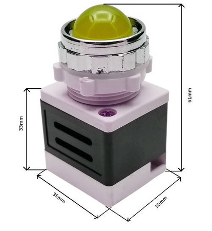 Kontrolka sygnalizator LED 230V AD11-25/40 ŻÓŁTA
