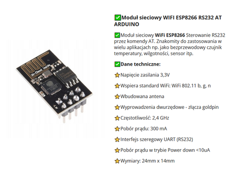 Zestaw startowy WiFi ESP XXL EDU LAB do nauki programowania C++ Arduino