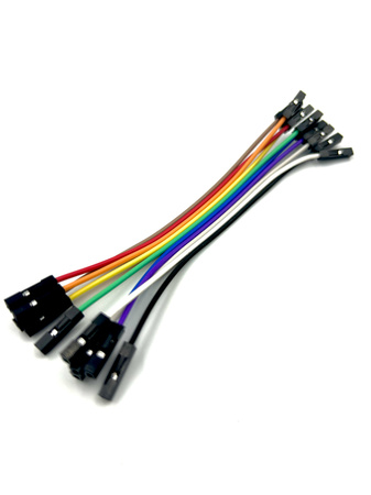 Przewody kable zworki żeńsko - żeński 10szt 10cm